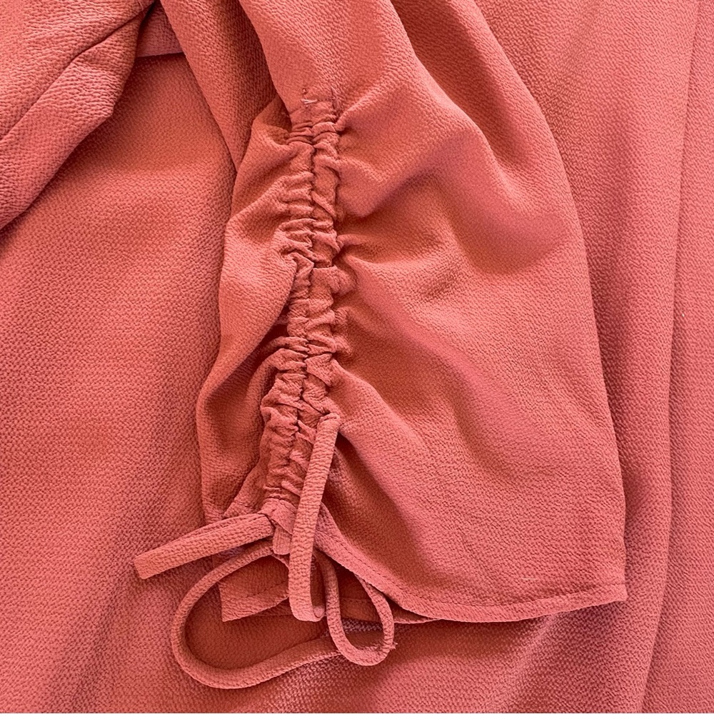 New Directions Dusty‎ Pink Button-Up Blouse - Picture 4 of 4